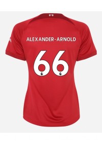 Fotbalové Dres Liverpool Alexander-Arnold #66 Dámské Domácí Oblečení 2022-23 Krátký Rukáv